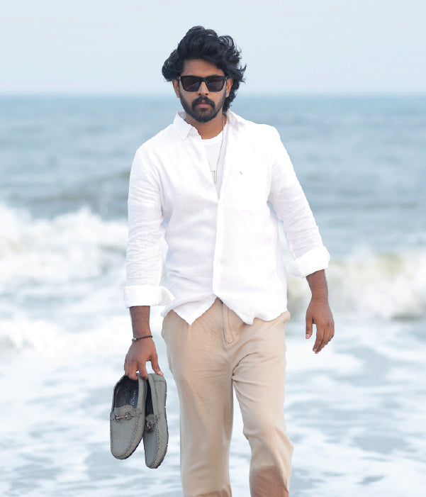 mens linen shirts long sleeve